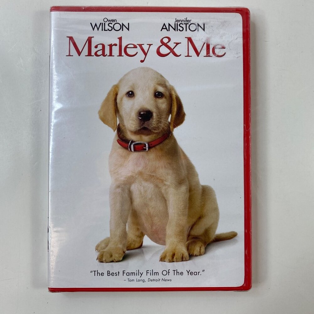 Marley & Me DVD Comedy Movie Starring Owen Wilson & Jennifer Aniston